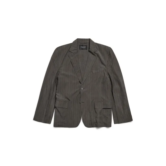 Balenciaga Coats and Jackets Men Men039s Tailored Jacket In Grey Grey Balenciaga Coats and Jackets Men Men039s Tailored Jacket In Grey Grey