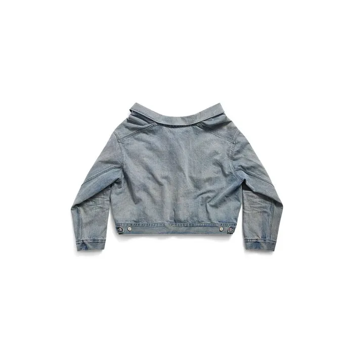 Balenciaga Coats and Jackets WomenMen Off Shoulder Jacket In Light Blue Light Blue Balenciaga Coats and Jackets WomenMen Off Shoulder Jacket In Light Blue Light Blue