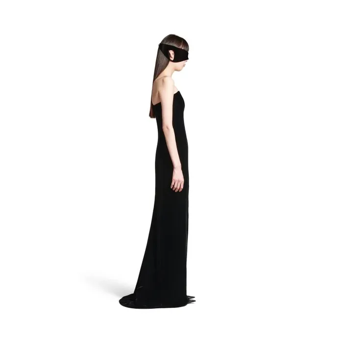Balenciaga Dresses and Skirts Women Women039s Bustier Gown In Black Black Balenciaga Dresses and Skirts Women Women039s Bustier Gown In Black Black