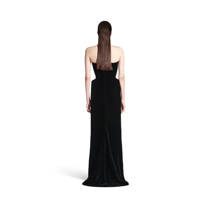 Balenciaga Dresses and Skirts Women Women039s Bustier Gown In Black Black Balenciaga Dresses and Skirts Women Women039s Bustier Gown In Black Black