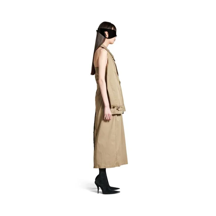 Balenciaga Dresses and Skirts Women Women039s Suspended Trench Dress In Beige Beige Balenciaga Dresses and Skirts Women Women039s Suspended Trench Dress In Beige Beige