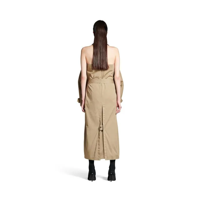Balenciaga Dresses and Skirts Women Women039s Suspended Trench Dress In Beige Beige Balenciaga Dresses and Skirts Women Women039s Suspended Trench Dress In Beige Beige