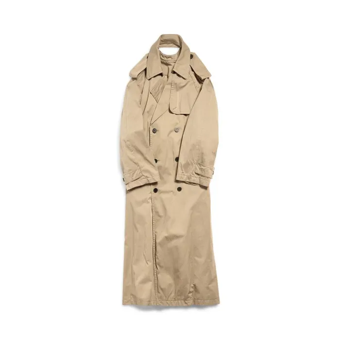 Balenciaga Dresses and Skirts Women Women039s Suspended Trench Dress In Beige Beige Balenciaga Dresses and Skirts Women Women039s Suspended Trench Dress In Beige Beige