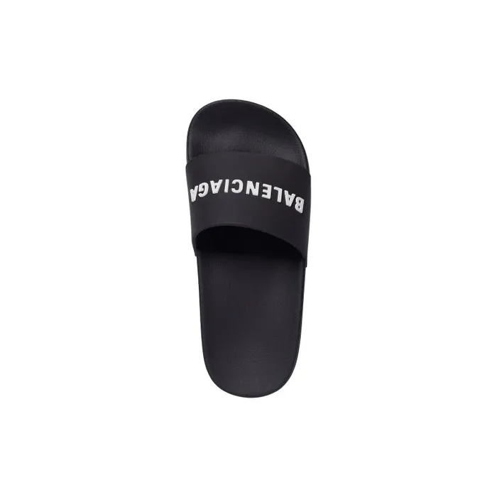 Balenciaga Kids WomenMen Kids 8211 Pool Slide Sandal In Black Black Balenciaga Kids WomenMen Kids 8211 Pool Slide Sandal In Black Black