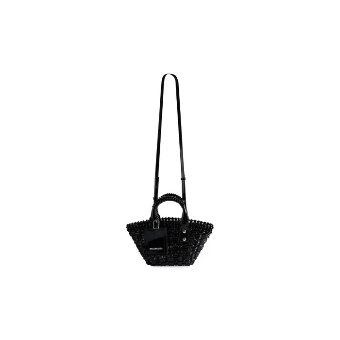 Balenciaga Mini Bags Women Women039s Bistro Xxs Basket With Strap In Black Black