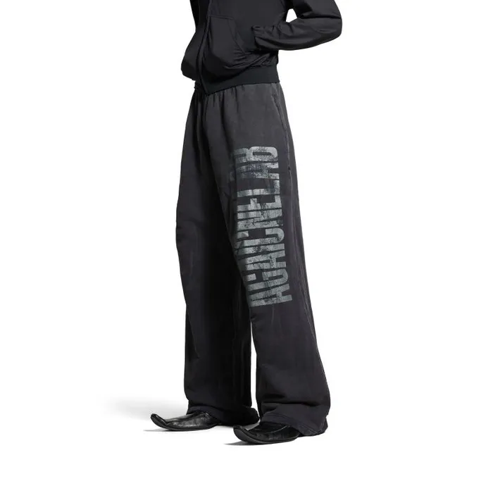 Balenciaga Pants Men Men039s Agaicnelab Baggy Sweatpants In Black Black Balenciaga Pants Men Men039s Agaicnelab Baggy Sweatpants In Black Black