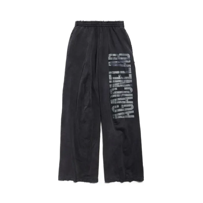 Balenciaga Pants Men Men039s Agaicnelab Baggy Sweatpants In Black Black Balenciaga Pants Men Men039s Agaicnelab Baggy Sweatpants In Black Black