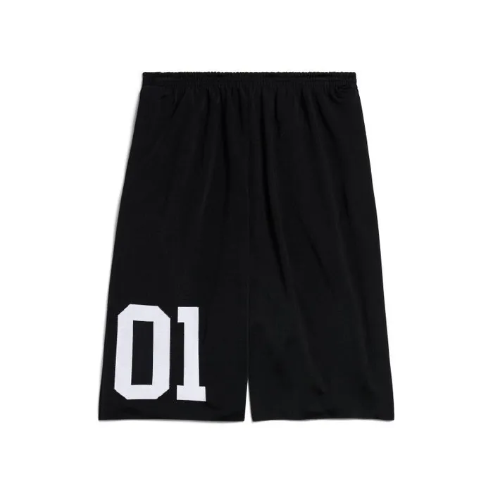 Balenciaga Pants Men Men039s Basketball Series 8211 Shorts In Blackwhite Blackwhite