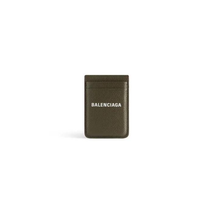 Balenciaga Phone Accessories and Keyrings Men Men039s Cash Magnet Card Holder In Dark Green Dark Green Balenciaga Phone Accessories and Keyrings Men Men039s Cash Magnet Card Holder In Dark Green Dark Green