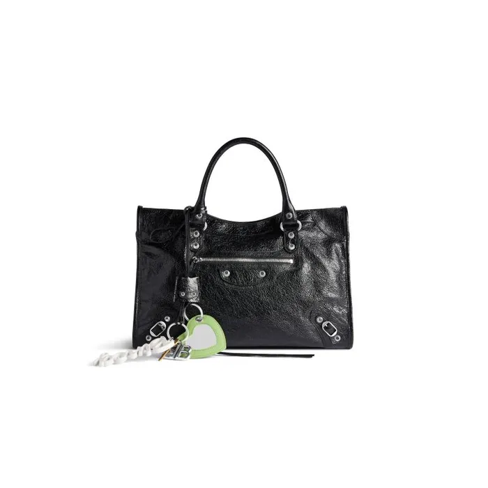 Balenciaga Phone Accessories and Keyrings WomenMen Le City Charm Heart In Blackgreen Blackgreen Balenciaga Phone Accessories and Keyrings WomenMen Le City Charm Heart In Blackgreen Blackgreen