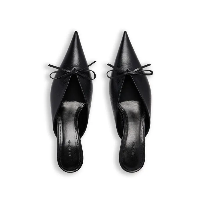 Balenciaga Pumps and Heels Women Women039s Knife Bow 40mm Mule In Black Black
