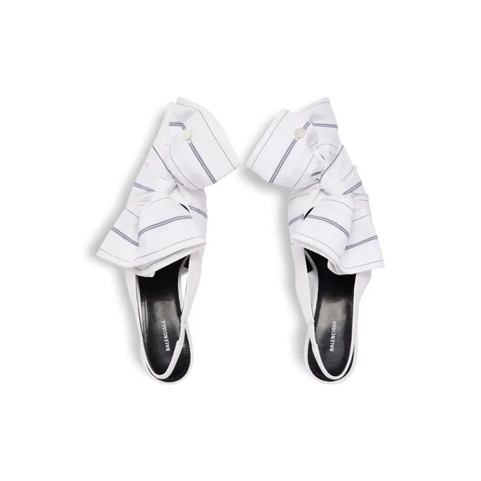 Balenciaga Pumps and Heels Women Women039s Knife Chemise 40mm Slingback In White White