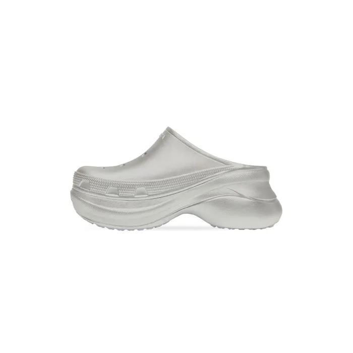 Balenciaga Sandals and Mules Women Women039s Crocs Mule In Silver Silver Balenciaga Sandals and Mules Women Women039s Crocs Mule In Silver Silver