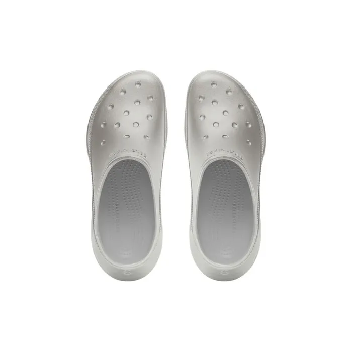 Balenciaga Sandals and Mules Women Women039s Crocs Mule In Silver Silver Balenciaga Sandals and Mules Women Women039s Crocs Mule In Silver Silver