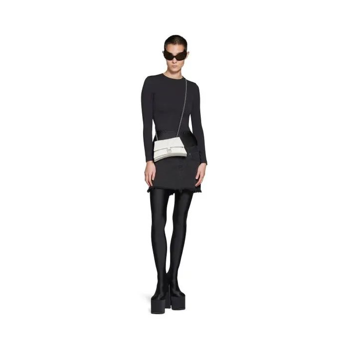 Balenciaga Shoulder Bags Women Women039s Crush Xs Chain Bag Quilted In Optic White Optic White Balenciaga Shoulder Bags Women Women039s Crush Xs Chain Bag Quilted In Optic White Optic White