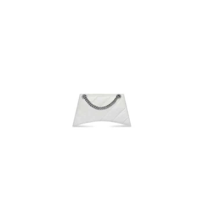 Balenciaga Shoulder Bags Women Women039s Crush Xs Chain Bag Quilted In Optic White Optic White Balenciaga Shoulder Bags Women Women039s Crush Xs Chain Bag Quilted In Optic White Optic White