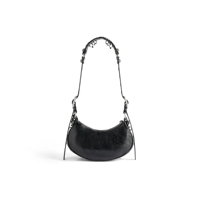 Balenciaga Shoulder Bags Women Women039s Le Cagole Xs Shoulder Bag With Piercings In Black Black Balenciaga Shoulder Bags Women Women039s Le Cagole Xs Shoulder Bag With Piercings In Black Black