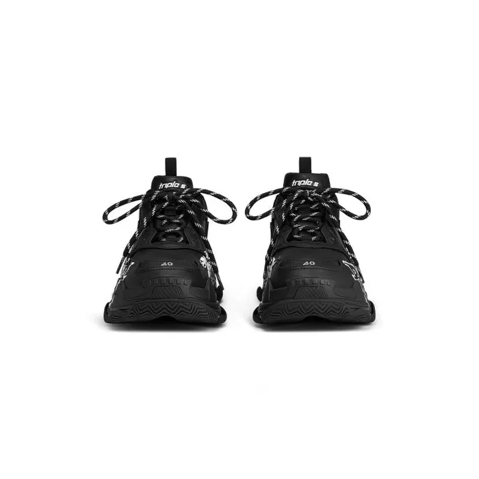 Balenciaga Sneakers Men Men039s Triple S Sneaker Diy Metal In Blackwhite Blackwhite Balenciaga Sneakers Men Men039s Triple S Sneaker Diy Metal In Blackwhite Blackwhite