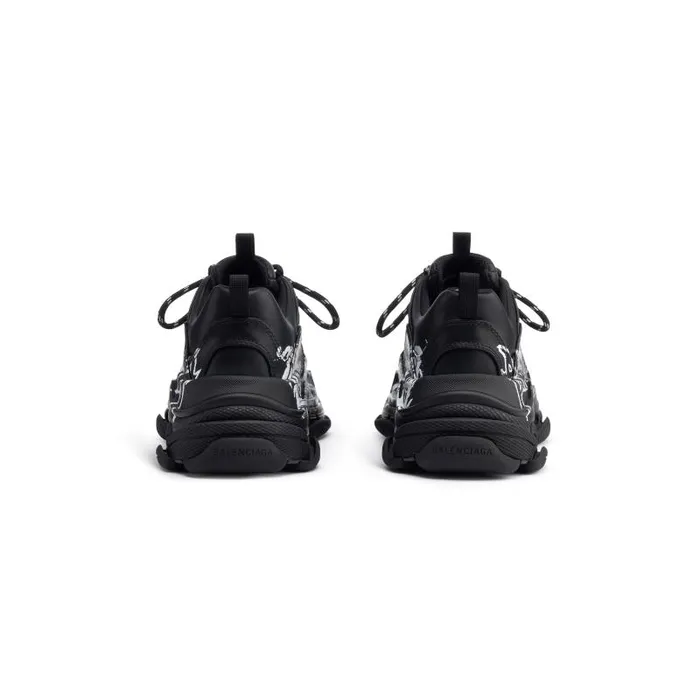 Balenciaga Sneakers Men Men039s Triple S Sneaker Diy Metal In Blackwhite Blackwhite Balenciaga Sneakers Men Men039s Triple S Sneaker Diy Metal In Blackwhite Blackwhite