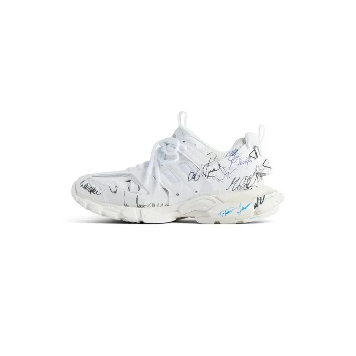 Balenciaga Sneakers Women Women039s Track Autographe Sneaker In Whiteblackbluered Whiteblackbluered Balenciaga Sneakers Women Women039s Track Autographe Sneaker In Whiteblackbluered Whiteblackbluered