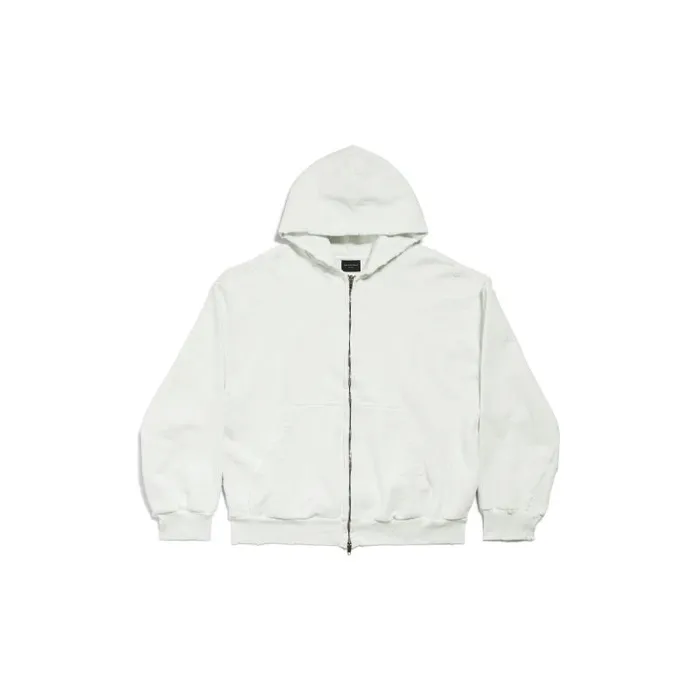 Balenciaga Sweatshirts and Hoodies Men Men039s Agaicnelab Zipup Hoodie Regular Fit In White White