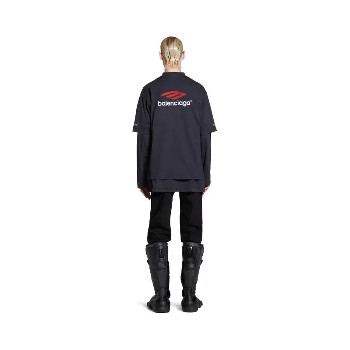 Balenciaga Tshirts Men 3b Sports Icon Tshirt Medium Fit In Blackredwhite Blackredwhite Balenciaga Tshirts Men 3b Sports Icon Tshirt Medium Fit In Blackredwhite Blackredwhite