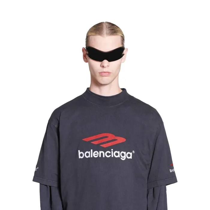 Balenciaga Tshirts Men 3b Sports Icon Tshirt Medium Fit In Blackredwhite Blackredwhite Balenciaga Tshirts Men 3b Sports Icon Tshirt Medium Fit In Blackredwhite Blackredwhite