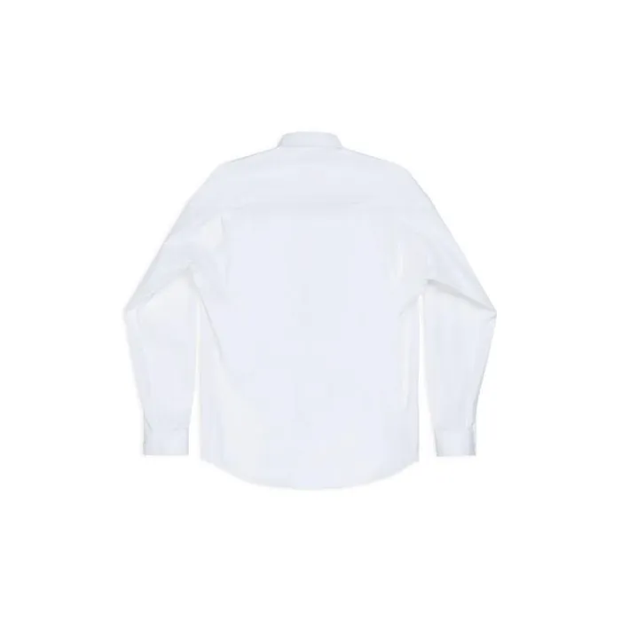 Balenciaga Tops and Shirts Men Men039s Cocoon Shirt In White White Balenciaga Tops and Shirts Men Men039s Cocoon Shirt In White White