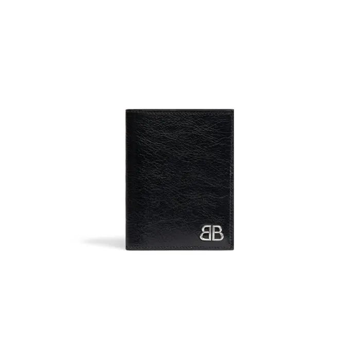 Balenciaga Wallets Men Men039s Monaco Vertical Bifold Wallet In Black Black