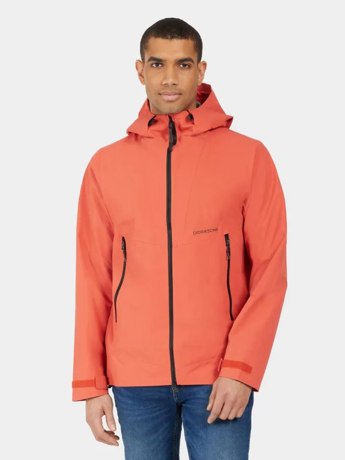 Basil Men039s Jacket 4 Brique Red Men Didriksons Spring Jackets