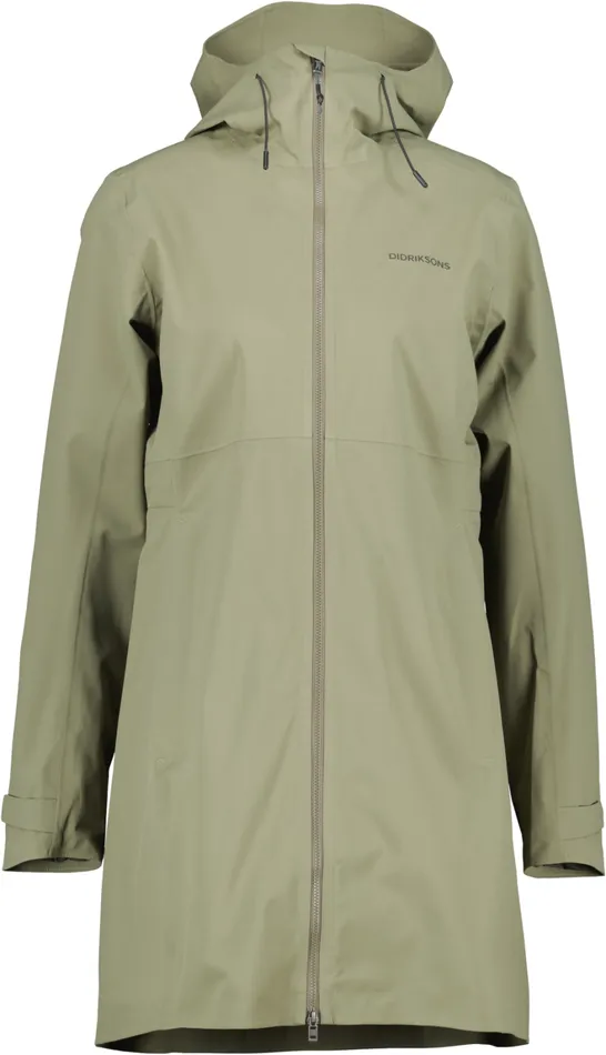 Bea Parka Dusty Olive Women Didriksons Spring Jackets