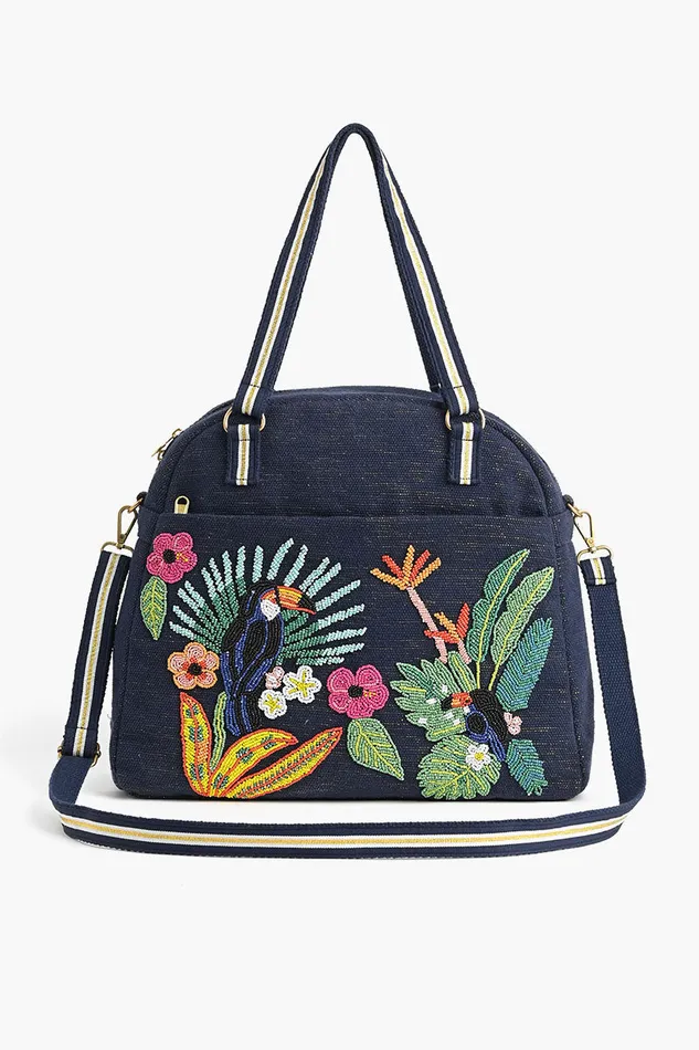 Beach Bags Tropical Travel Bag with Eye Mask America and Beyond Women