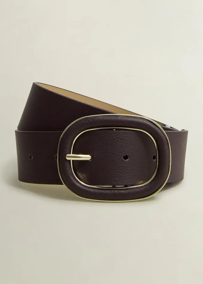Belts Women HOBBS Rory Leather Waist Belt Malbec Purple