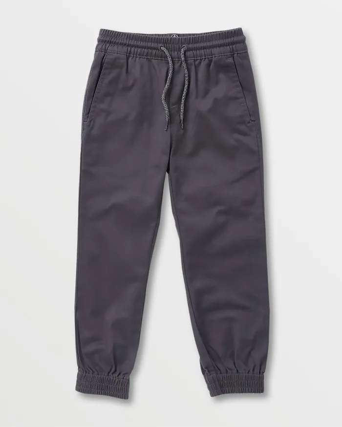 Big Boys Frickin Slim Joggers 8211 Charcoal Kids Volcom Pants