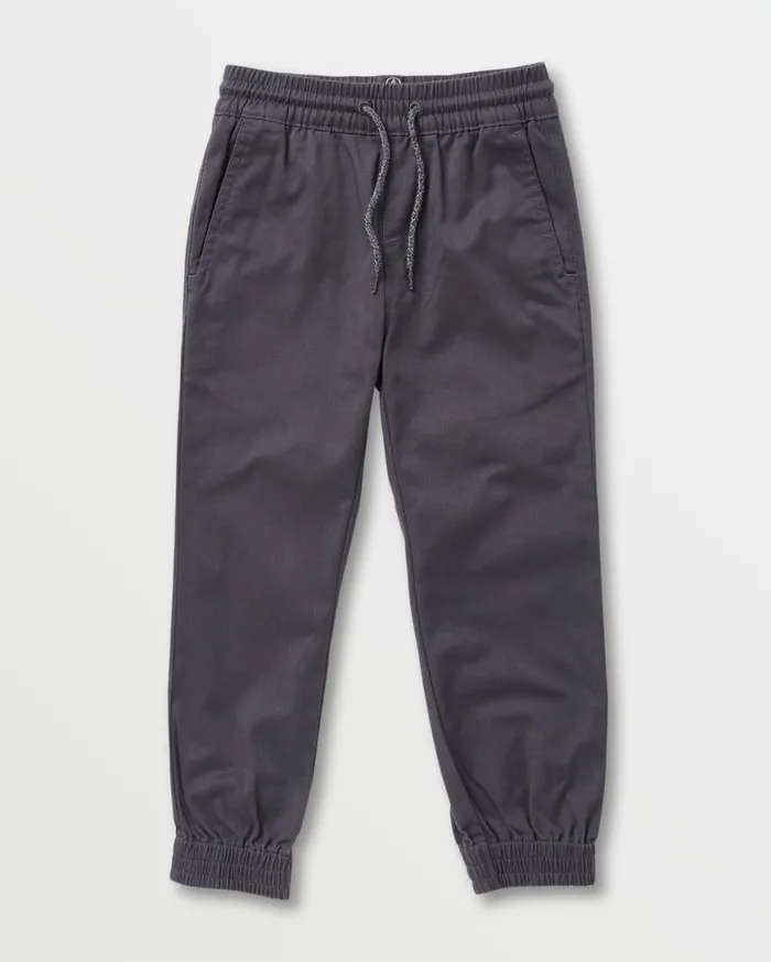 Big Boys Frickin Slim Joggers 8211 Charcoal Kids Volcom Pants