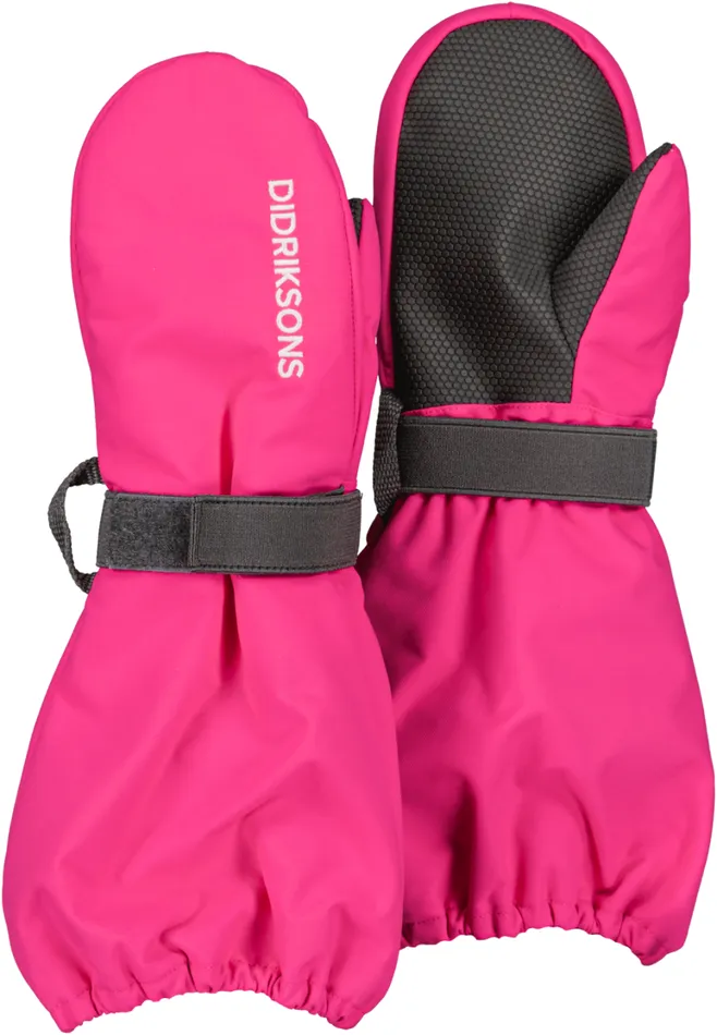 Biggles Kids039 Mittens True Pink Kids Didriksons Gloves and Mittens