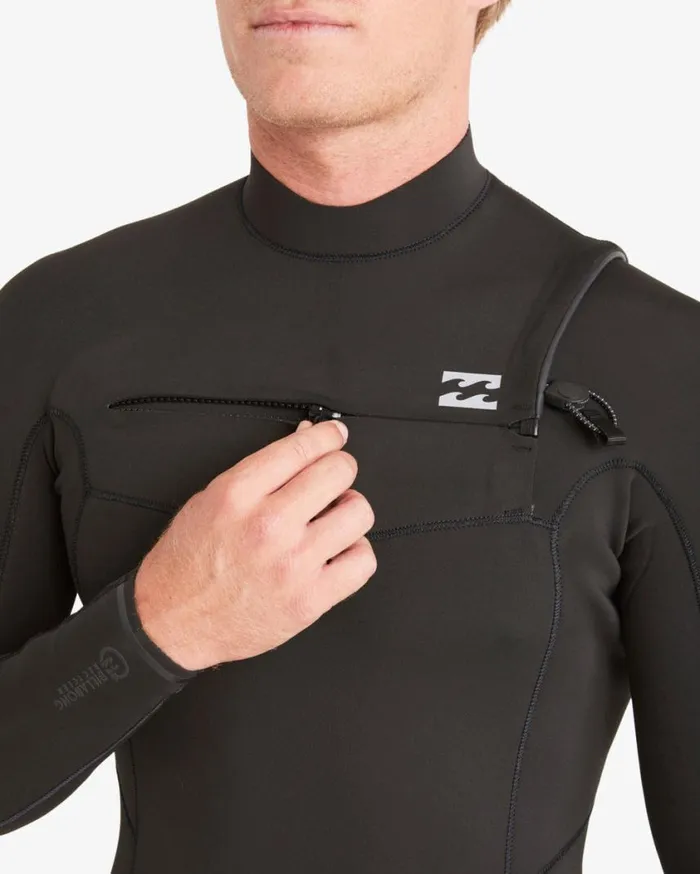 Billabong 22mm Absolute Long Sleeve Chest Zip Springsuit Black Mens Wetsuits Billabong 22mm Absolute Long Sleeve Chest Zip Springsuit Black Mens Wetsuits
