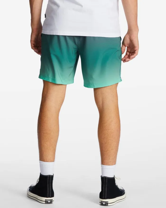 Billabong ADiv Surftrek Elastic Waist Shorts 17034 Jade Mens Shorts