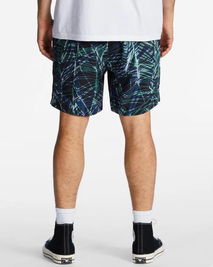 Billabong ADiv Surftrek Elastic Waist Shorts 17034 Space Blue Mens Shorts Billabong ADiv Surftrek Elastic Waist Shorts 17034 Space Blue Mens Shorts