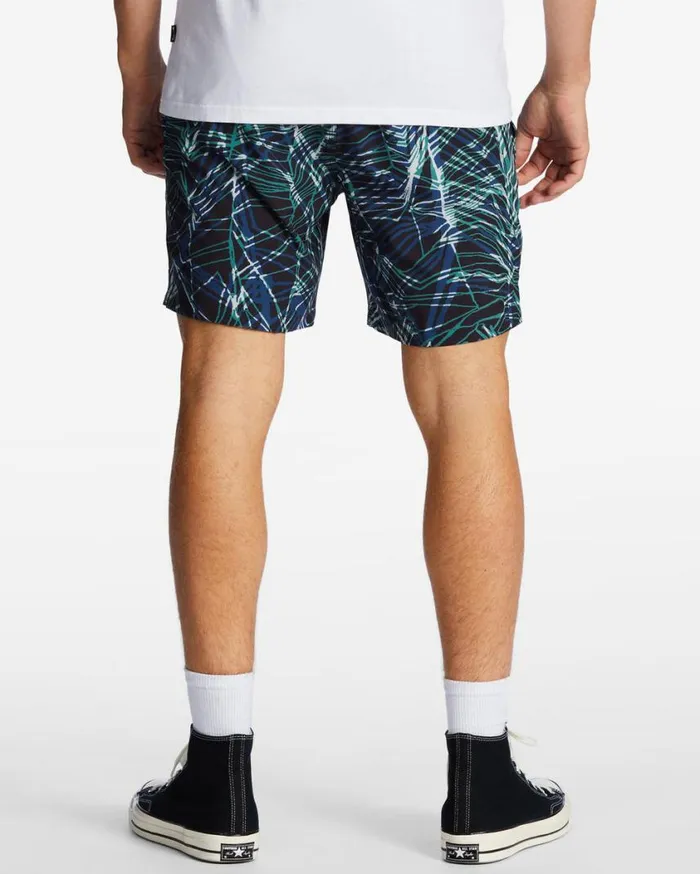 Billabong ADiv Surftrek Elastic Waist Shorts 17034 Space Blue Mens Shorts Billabong ADiv Surftrek Elastic Waist Shorts 17034 Space Blue Mens Shorts