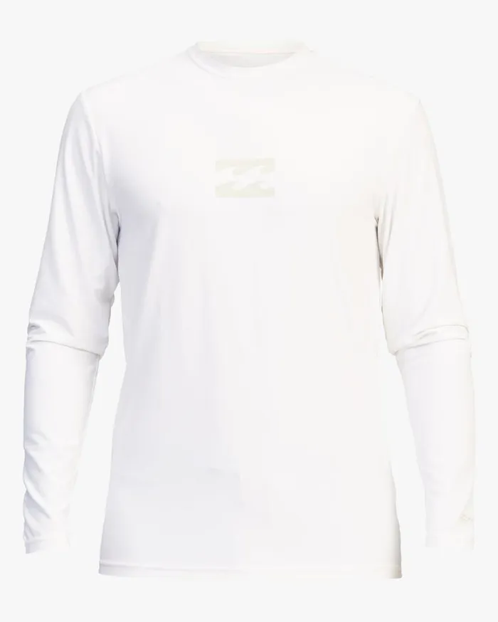 Billabong All Day Wave Loose Fit Long Sleeve Surf Tee White Mens Rashguards and Surf Tees Billabong All Day Wave Loose Fit Long Sleeve Surf Tee White Mens Rashguards and Surf Tees