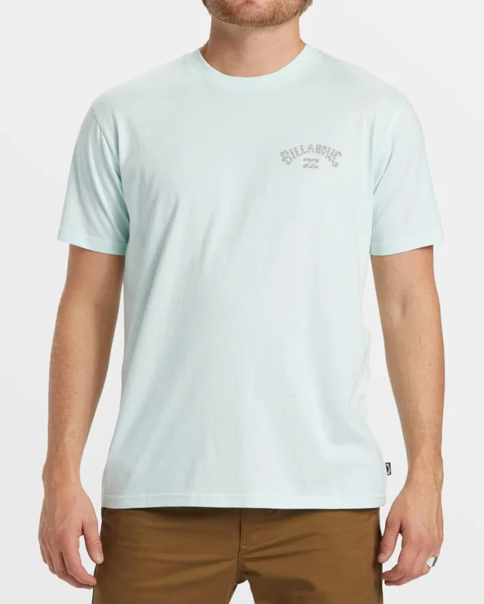 Billabong Arch Fill TShirt Seagrass Mens TShirts Billabong Arch Fill TShirt Seagrass Mens TShirts
