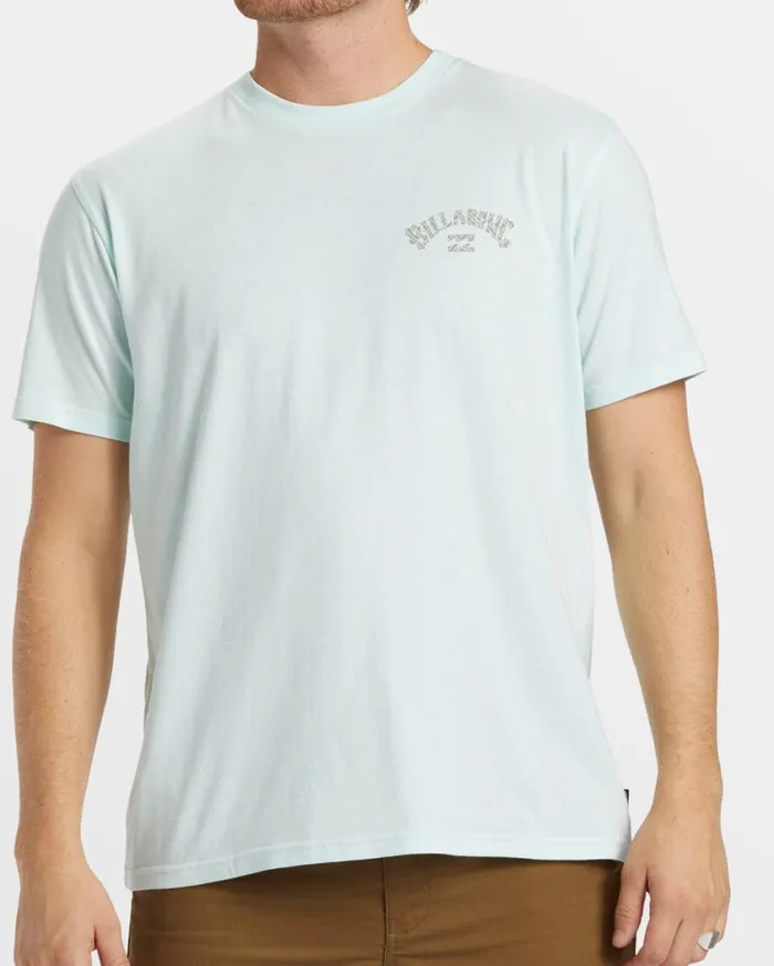 Billabong Arch Fill TShirt Seagrass Mens TShirts Billabong Arch Fill TShirt Seagrass Mens TShirts
