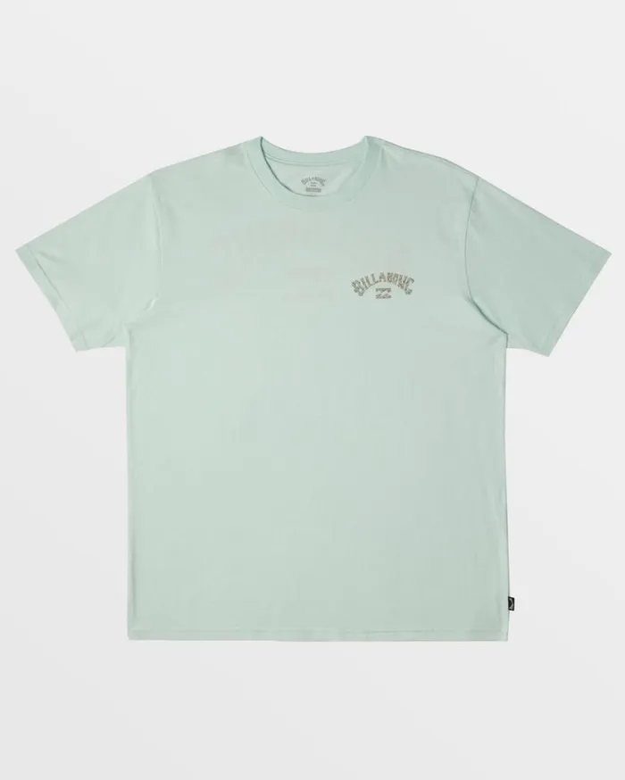 Billabong Arch Fill TShirt Seagrass Mens TShirts Billabong Arch Fill TShirt Seagrass Mens TShirts