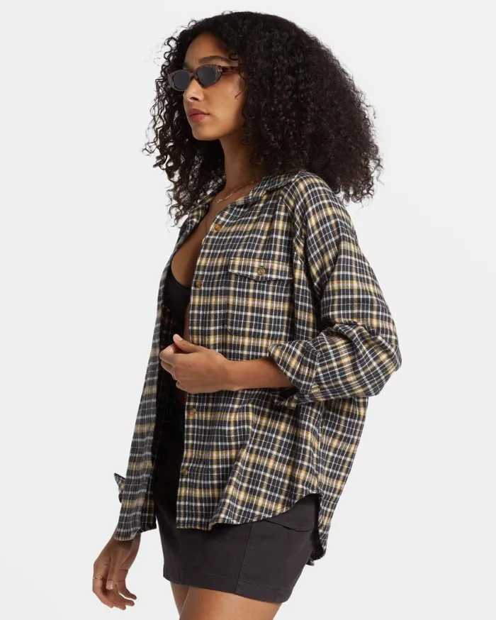 Billabong Best Time Long Sleeve Shirt Hemp 2 Womens Tops Billabong Best Time Long Sleeve Shirt Hemp 2 Womens Tops