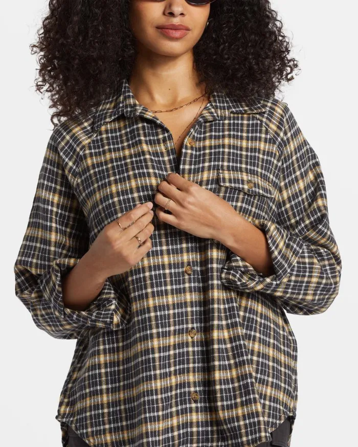 Billabong Best Time Long Sleeve Shirt Hemp 2 Womens Tops Billabong Best Time Long Sleeve Shirt Hemp 2 Womens Tops