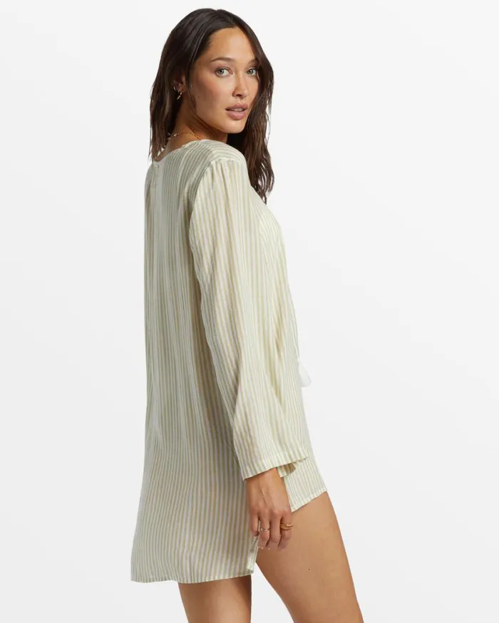 Billabong Blue Skies Beach Mini Dress Moss Joy Womens Dresses Billabong Blue Skies Beach Mini Dress Moss Joy Womens Dresses