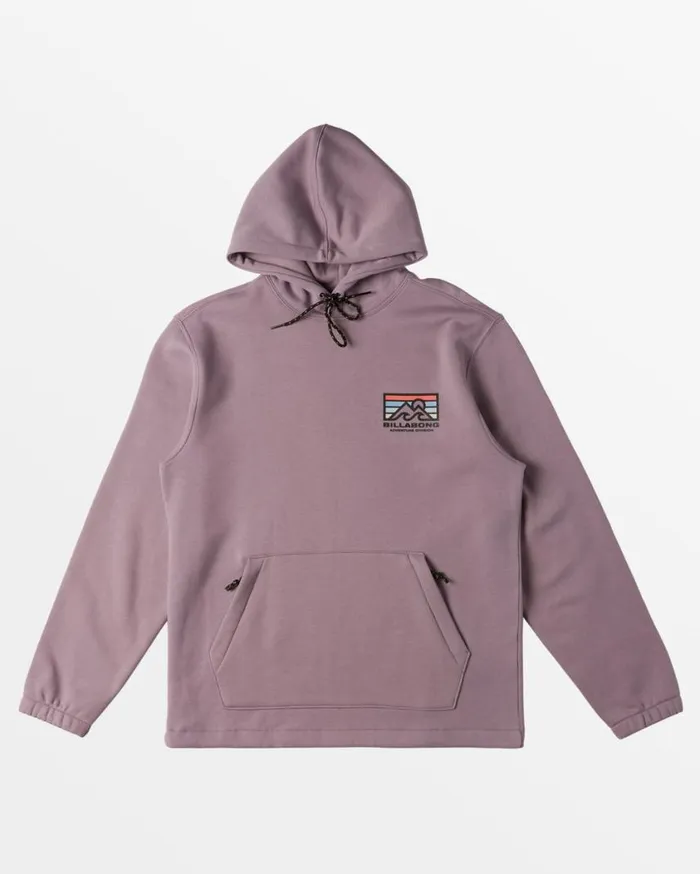 Billabong Compass Hoodie Purple Ash Mens Hoodies and Fleece