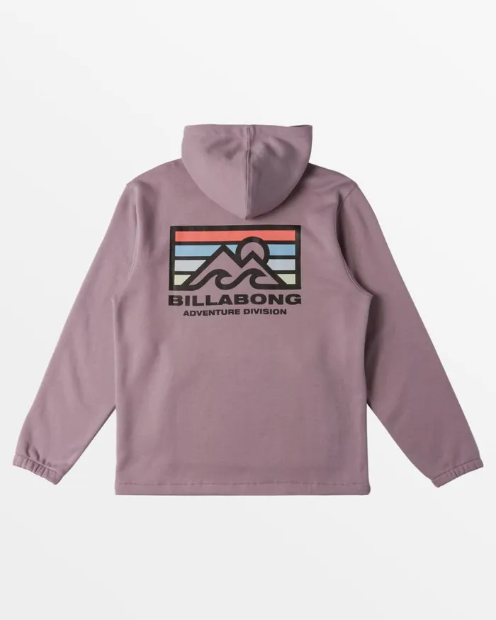 Billabong Compass Hoodie Purple Ash Mens Hoodies and Fleece
