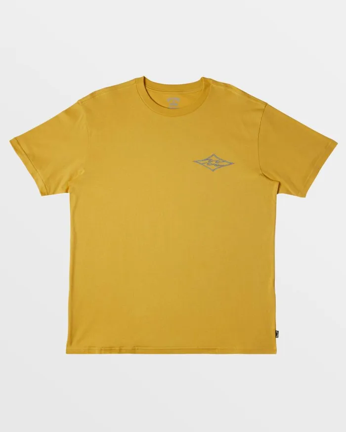 Billabong Crayon Wave TShirt Sunny Mens TShirts Billabong Crayon Wave TShirt Sunny Mens TShirts